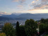 Innsbruck am Abend - Blick von der Hungerburg