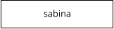 sabina