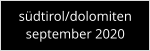 südtirol/dolomiten september 2020