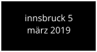 innsbruck 5märz 2019