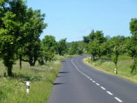 Schöne Straße in Tschechien