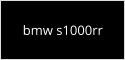 bmw s1000rr