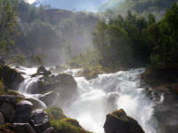 Auf dem Weg zum Briksdalsbreen