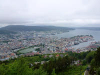 Bergen - Blick vom Fløyen
