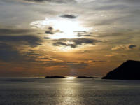 Nach dem Auslaufen Richtung Süden