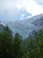 Blick auf den Briksdalsbreen