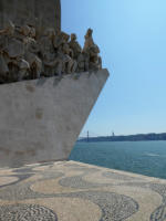Lissabon - Denkmal der Entdeckungen, Brücke des 25. April, Christo-Rei- Statue
