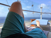 Entspannung am ersten Seetag