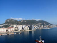 Gibraltar vom Schiff
