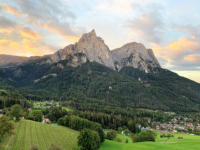 Der Schlern am Morgen