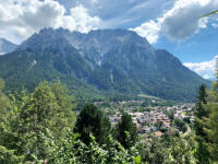 Blick über Mittenwald