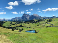 Blick über die Seiser-Alm