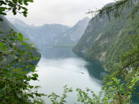 Blick von der Rabenwand auf den Konigssee