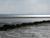 Nordmarsch-Langeneß am Horizont