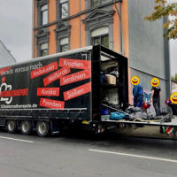 Köln: Motorradverladung am 07.10.