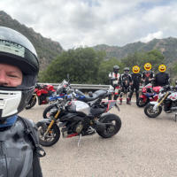 kurzer Stopp nach einer irren Fahrt duch den "Canyon"