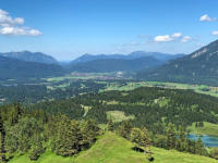 Blick vom hohen Kranzberg