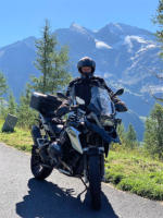 Ich auf der Großglockner-Straße